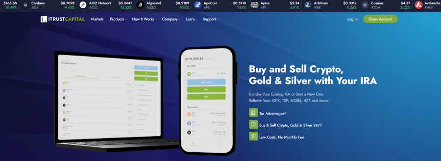 iTrustCapital - Best for Crypto IRAs iTrustCapital - Best for Crypto IRAs