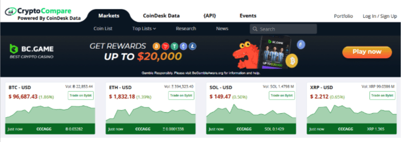 CryptoCompare CryptoCompare