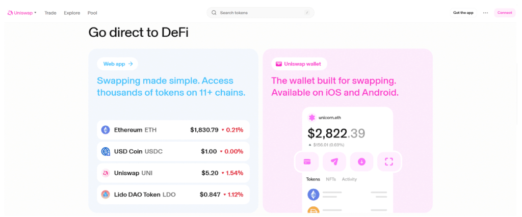 Uniswap Decentralized Crypto Exchange Uniswap Decentralized Crypto Exchange