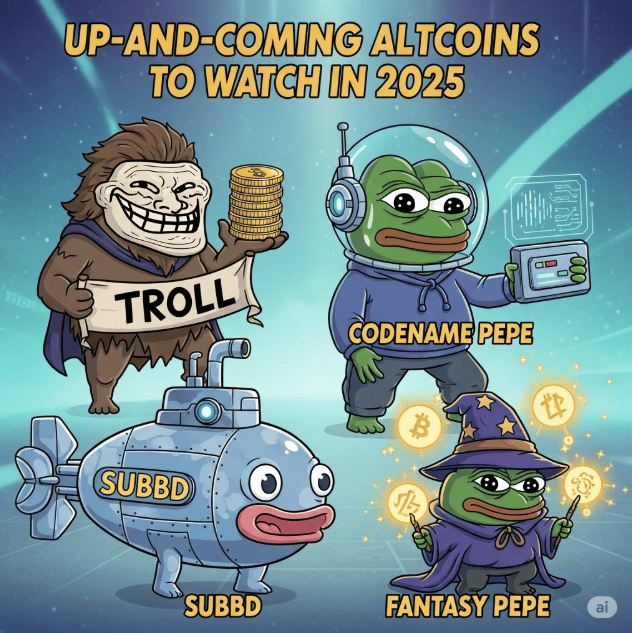Up-and-Coming Altcoins Up-and-Coming Altcoins